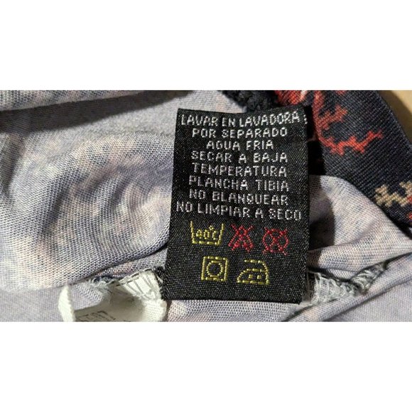 Kenneth Cole New York long sleeve polyester snap button‎ Mod Mens Shirt size L - Picture 7 of 7